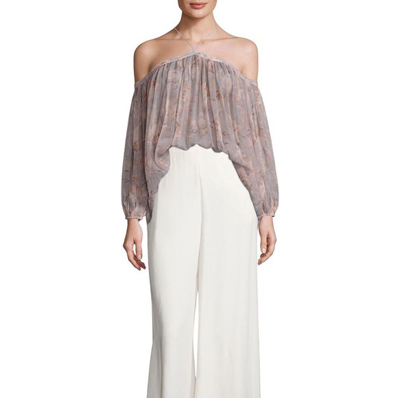Zimmermann Tops - Zimmermann ‘Stranded’ sheer silk top